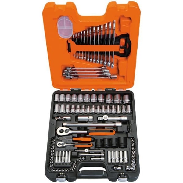 BAHCO 108-Piece 1/4" och 1/2" Sockelset S108