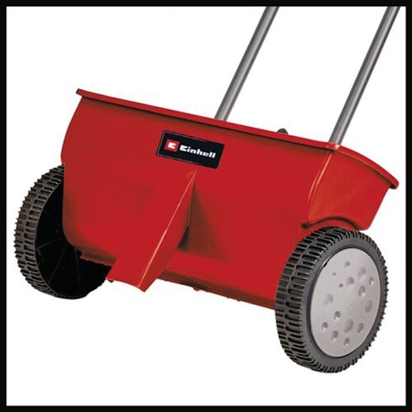 Einhell Spridare GC-SR 12 (Diameter 20 cm, robust och praktisk för att sprida gödningsmedel, frön) Röd