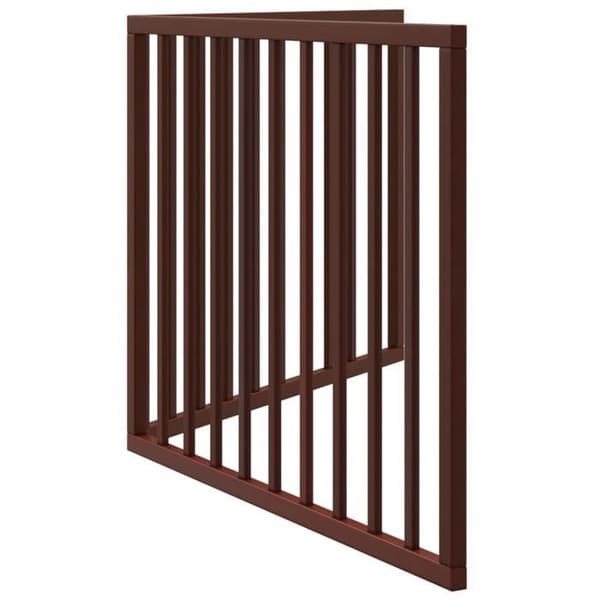 vidaXL Fällbar hundbur 2 paneler 160 cm poppelträ 352200