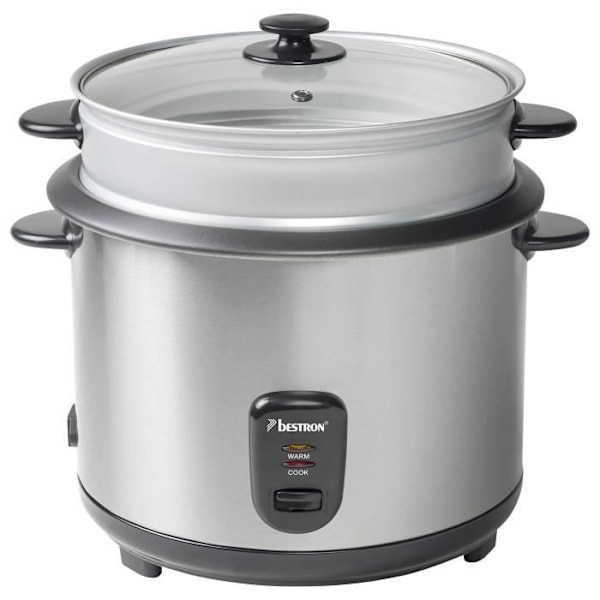 Riskokare/ångkokare - BESTRON - Kitchen Heroes ARC280 - 2,8 L - 1000 W - Grå