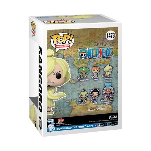 Funko Pop! One Piece Animation - Sangoro (Wano Country Arc) Flerfärgad