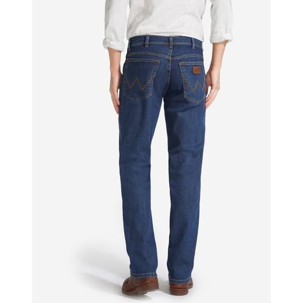 Jeans Wrangler Texas Stretch Darkstone - blå blå 34