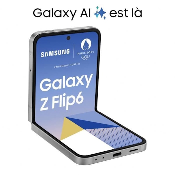 Samsung Galaxy Z Flip6 Smartphone 256 GB Grå Grå