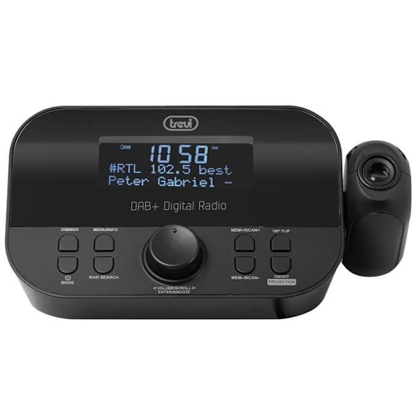 RADIOVECKARE NUMMER RC 85D8 DAB + SVART TREVI Svart
