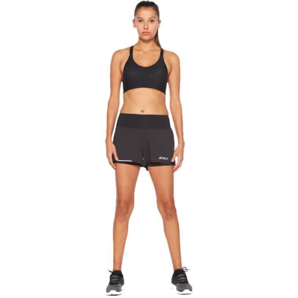 2-i-1 Aero 3-tums atletiska shorts för kvinnor - 2XU - Svart - Storlek XL Svart XL