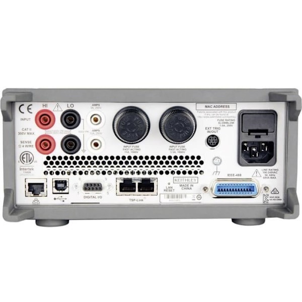 Bordmultimeter - KEITHLEY - DMM7510 - Pekskärm - CAT II 300 V - 10 miljoner punkter