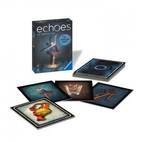 Ravensburger Echoes La Danseuse strategispel - Från 1 till 4 spelare - Fransk version Blå