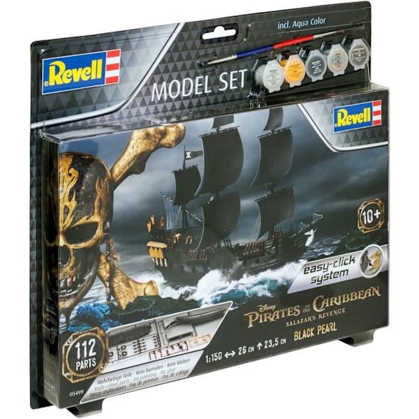 REVELL Model Set Easy-Click Boats Black Pearl 65499