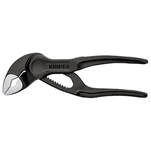 Multigriptång - KNIPEX - COBRA XS 100 mm - Exakt enhandsjustering - Svart