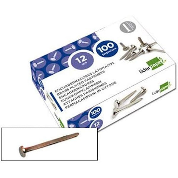 Attache Parisienne - LIDERPAPEL - Modell 02830 - Laiton - 12mm - Assorterade plastmaterial Blandad