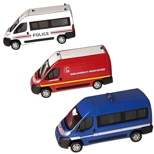 MONDO säkerhetsbil - Sortiment av 4 modeller - Interiör - Blandat - 3 år och uppåt