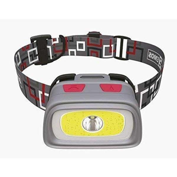 emos e1801, LED-strålkastare + + LED Cree XPG, för 3 x AAA COB LED, plast, röd, 6, 5 x