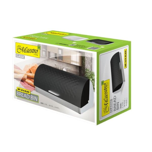 Brödbox - MR-1676BL - Rostfritt stål - Glidlock - Elegant design