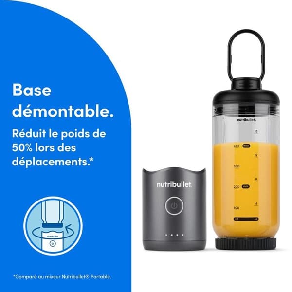 Blender Nutribullet FLEX portabel - Grå NBP013GM