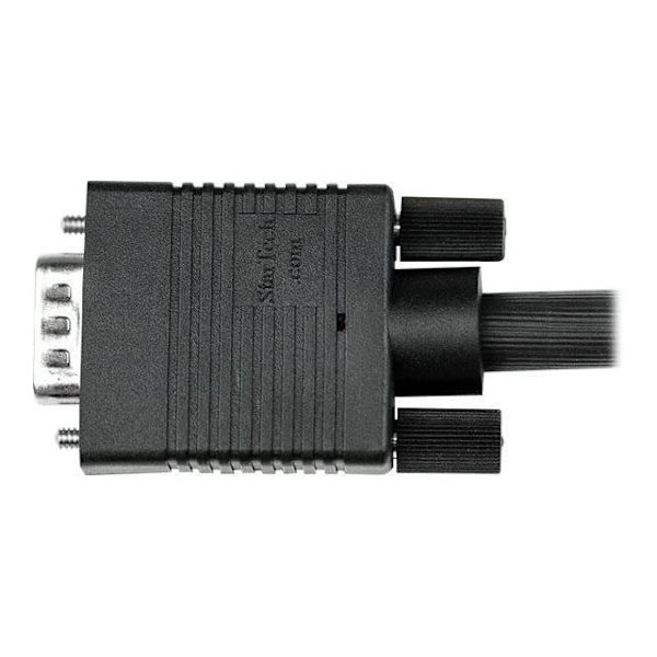 STARTECH 5m koaxial VGA-kabel för högupplöst skärm - HD15 till HD15 sladd - M/M - Svart