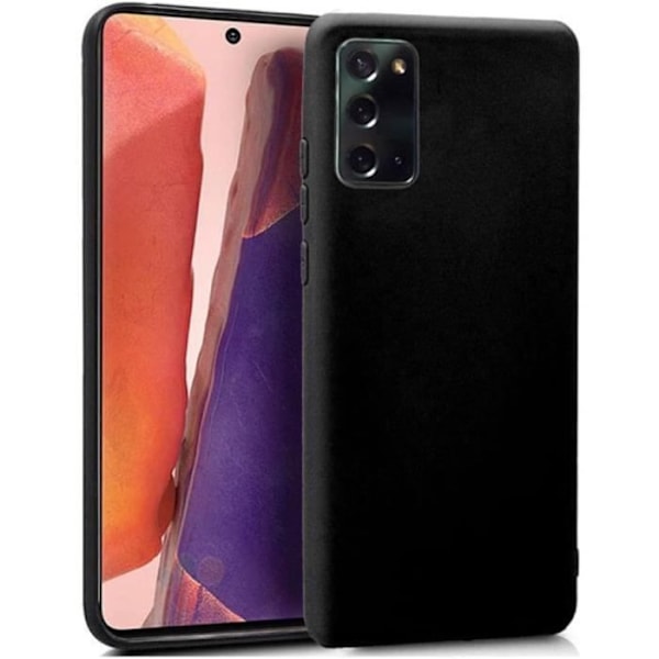 Coque en silicone - COOL - Samsung N980 Galaxy Note 20 - Svart - Mjuk - Maximal skydd Svart