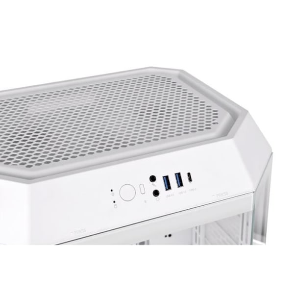 PC-fodral - THERMALTAKE - The TOWER 300 Snow (Vit) - Minitorn - Micro-ATX-format - 3 interna fack
