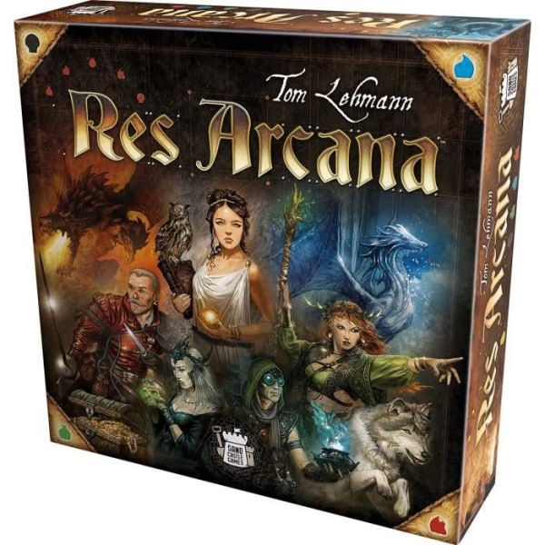Res Arcana - Asmodee - Brädspel - Kortspel - Strategispel Flerfärgad