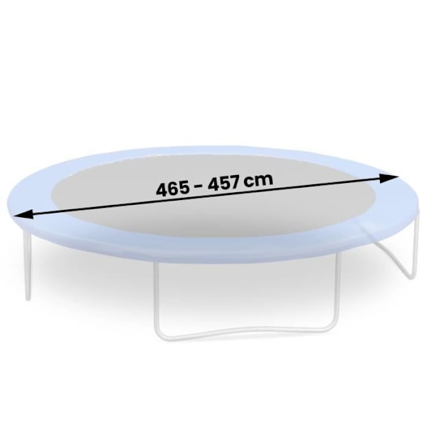 Trampolinmatta - Neo-Sport - 465 cm - Blå - 90 fjädrar - Utomhus