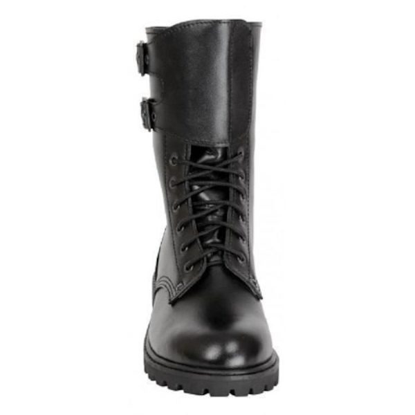 Rangers - MILTEC - Ref 12808000 - Svart läder - Gummisula - Halkfria Svart 43