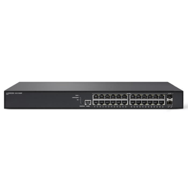 Switch LANCOM SYSTEMS GS-3126XP Managed L3 Gigabit Ethernet (10-100-1000) Svart 1 Svart