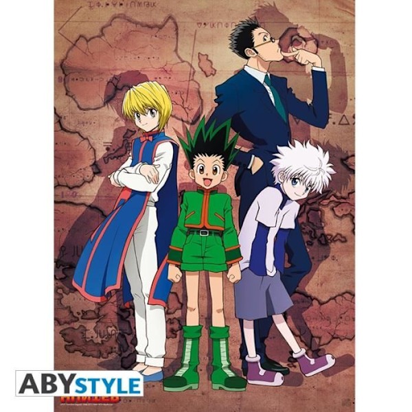 HUNTER X HUNTER - Affisch "Heroes" (52x38)