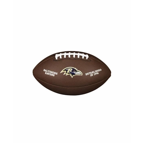 Wilson Ravens NFL licensierad boll - mörkbrun - storlek 9