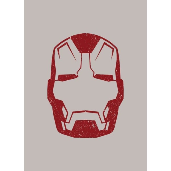 Komar canvasmålning - WB-M-014-50x70h - WTD Mantiburi Väggdekal Iron Man MK 43 hjälmmotiv 50 x 70 cm