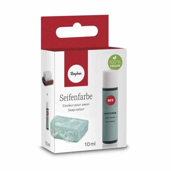 Tvålfärg - Mintgrön - 10 ml Grön