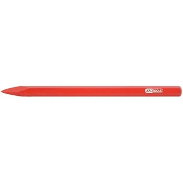 Burin pointu - KS TOOLS - 156.1521 - Kolstål - 200 mm - 8 kanter