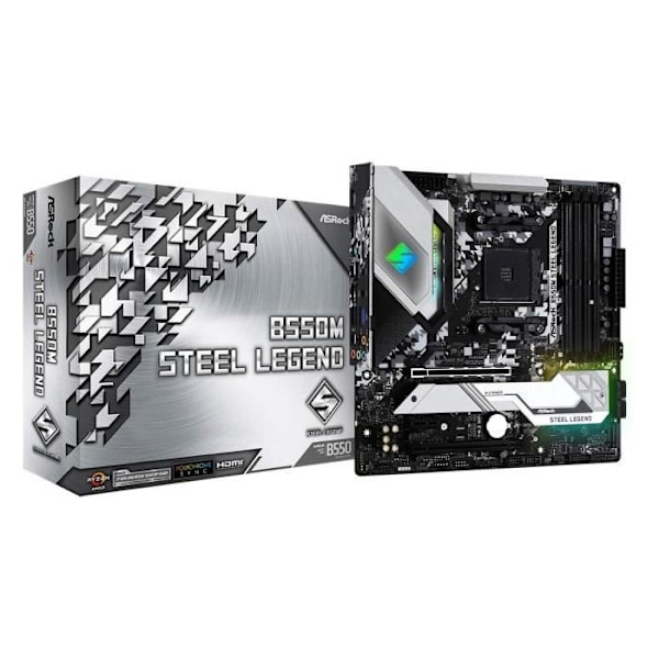 ASROCK B550M Steel Legend moderkort