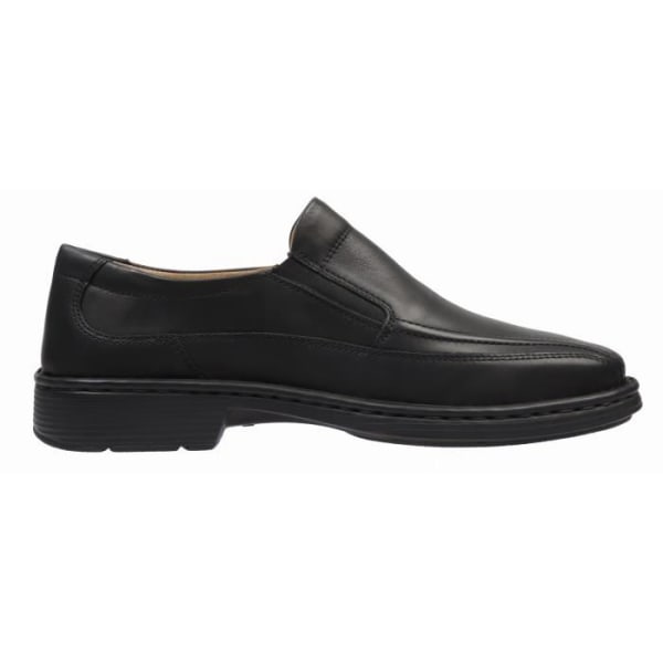 Babouche - Josef Seibel - Svart - Läder - Velcro-stängning - Läderfoder Svart 43