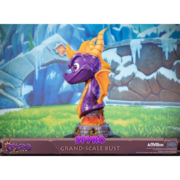 First4figures - SPYBGST - Spyro The Dragon Statue (Spyro Large Scale Bust) i harts