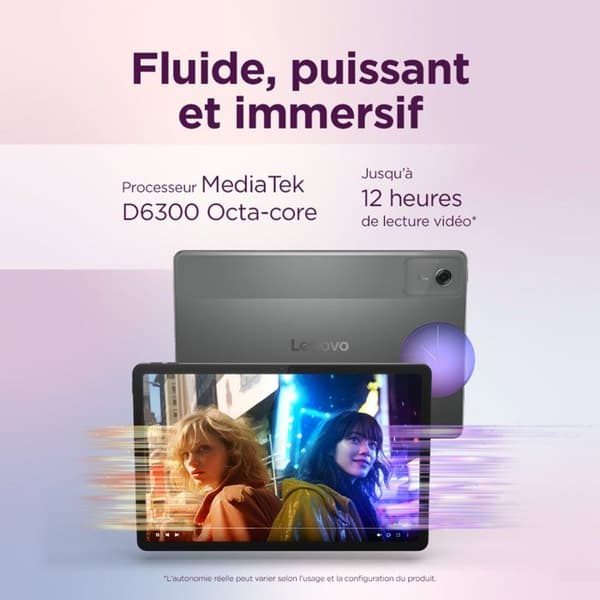 LENOVO Idea Tab - 11" 2,5K IPS - 8 GB RAM - 128 GB lagring - Grå + Stylus