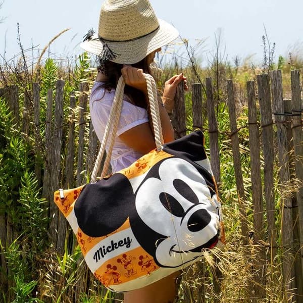 Strandväska Sol - Disney Mickey Mouse Orange - Orange - One Size Apelsin