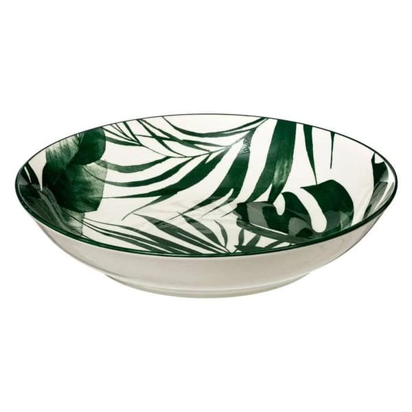 Servis 18 Delar "Palme" 26cm Grön Grön