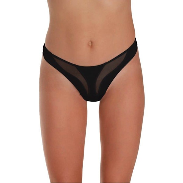 Thong - tanga Ow intimates - SWITS4 - Swirl Thong G-String Trosor, Svart, L för kvinnor Schwarz jag