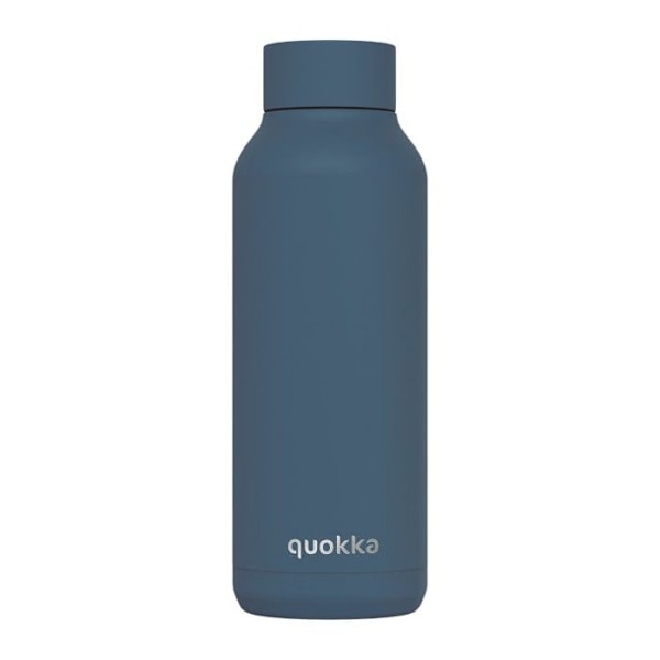 Isolerad flaska i rostfritt stål 510 ml (blå sten) Quokka Solid