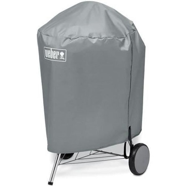 Överdrag till Weber kolgrill - Ø57 cm - Polyester - Grå Grå