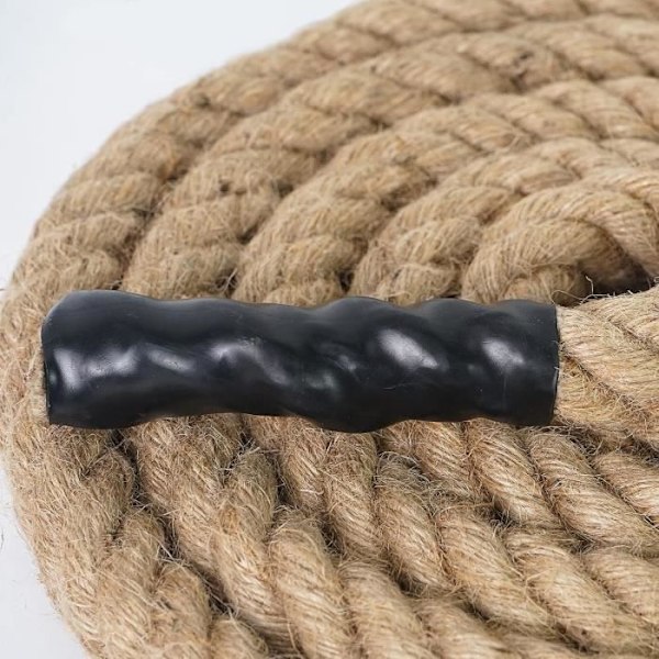 Jutegarn - Aoneky - Tjock Tvinnad - 15M - Diameter 25mm - Fuktbeständig kastanj