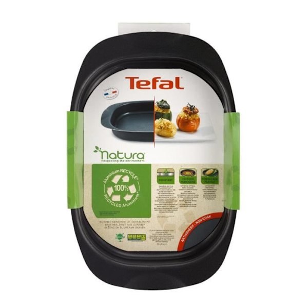 TEFAL NATURA Gratängfat J1201502 36x24cm svart