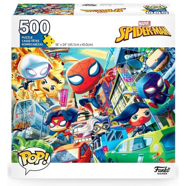 Brädspel-Pop! Pussel - Spiderman