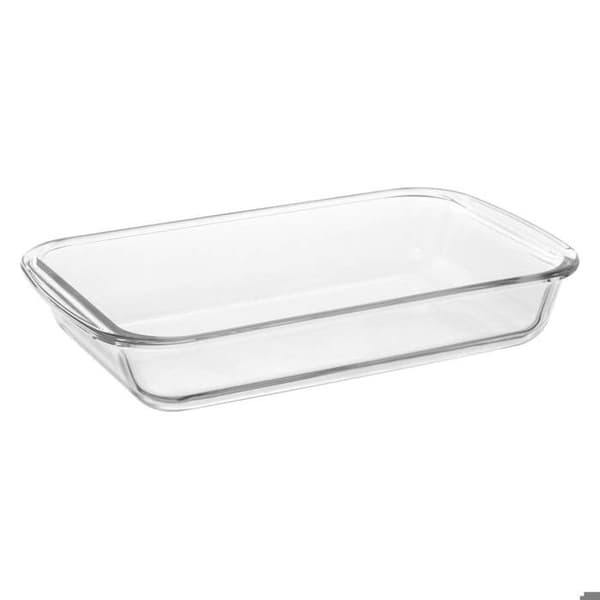 Rektangulär plåt med silikonlock 29x18cm "KeepEat" - 5five Grå
