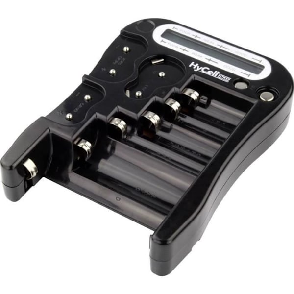Batteritestare - HYCELL - 1900-0037 - LCD - Mätområde 1,5V till 9V - Kompakt och praktisk