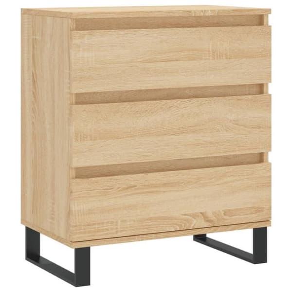 vidaXL Buffé Ek Sonoma 60x35x70 cm Ingenjörsträ 827191