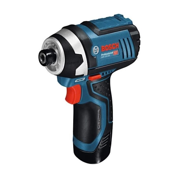 Bosch Professional GDR 12V-105 slagdrivare + 2 x 2,0Ah batterier + LBOXX 2600 rpm - 06019A6977 Blå