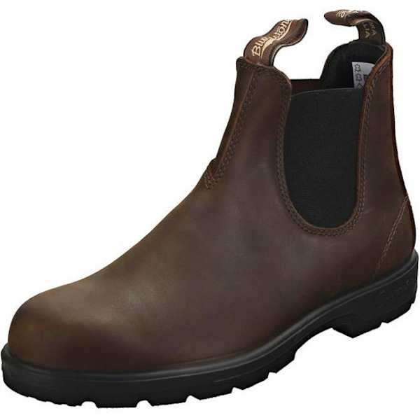 Chelsea Boots - Blundstone - 1609 - Läder och Textil - Brun - Elastisk kastanj 38