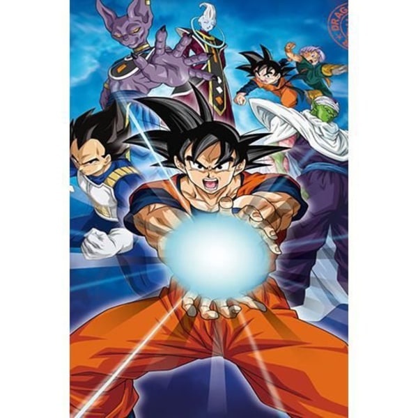 Dragon Ball Super sängkläder set - DRAGON BALL - Unisex - Flerfärgad - 100% bomull mångfärgad