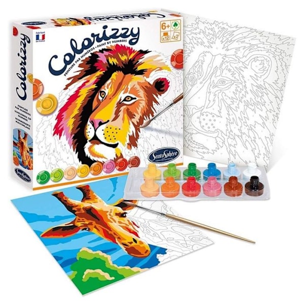 Colorizzy målning - Sentosphere - Savanna - Orange - Barn - 6 år Orange