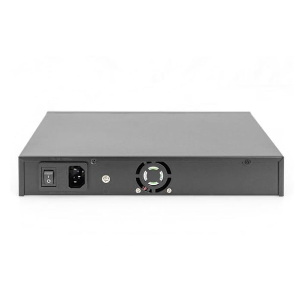 Switch PoE 8 portar - Digitus - DN-95341-1 - 140W - Ohanterad - Rackmonterbar 1U